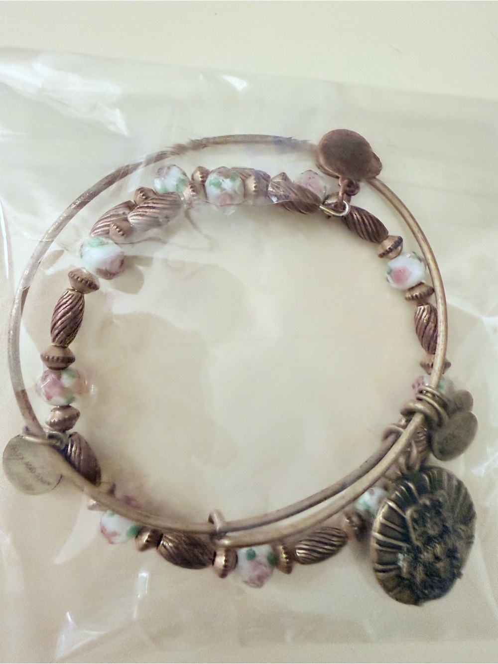 Stackable set ✨ 2 pieces alex&ani “golden rose”